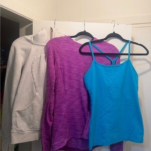 Women's Purple Heather Pullover Top - Unbranded